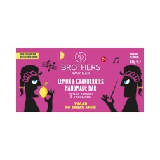 Brothers Healthy Food Μπάρα Raw με Λεμόνι και Cranberry  60gr