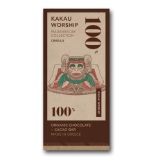 Kakau Worship Madagascar Collection Βιολογική Σοκολάτα Υγείας Vegan 100% Κακάο 75g