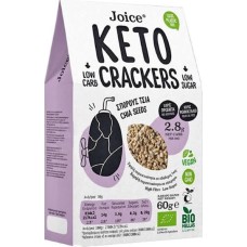 Joice Βιολογικά Crackers Keto Σπόροι Chia 60gr