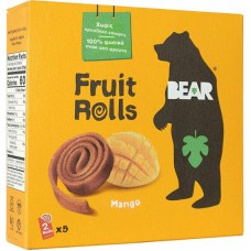 Fruit Rolls Μάνγκο Χωρίς Ζάχαρη 5x20g Fruit Rolls Μάνγκο Χωρίς Ζάχαρη 5x20g