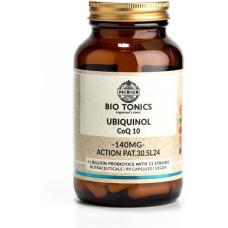 Bio Tonics Ubiquinol CoQ10 140mg 90 Φυτικές Κάψουλες