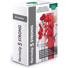 ESI Normolip 5 Strong Συμπλήρωμα για Φυσιολογικά Επίπεδα Χοληστερόλης 24 δισκία