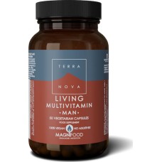 TerraNova Living Multivitamin Man 50 φυτικές κάψουλες