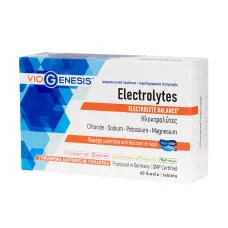 Viogenesis Electrolytes Συμπλήρωμα Διατροφής με Ηλεκτρολύτες Vegan 60 δισκία Viogenesis Electrolytes Συμπλήρωμα Διατροφής με Ηλεκτρολύτες Vegan 60 δισκία