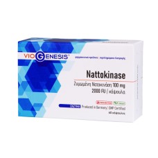 Viogenesis Nattokinase 100mg 30 φυτικές κάψουλες