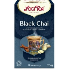 Yogi Tea Black Chai Βιολογικό Μείγμα Κόκκινο Βοτάνων 17 Φακελάκια