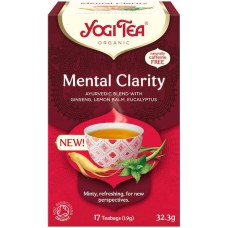 Yogi Tea Mental Clarity Βιολογικό Μείγμα Βοτάνων 17 Φακελάκια