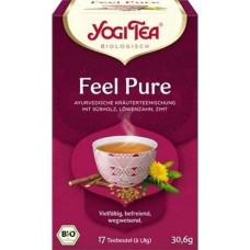 Yogi Tea Feel Pure Detox Βιολογικό Μείγμα Βοτάνων  17 φακελάκια