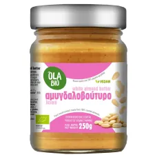 Βιολογικό Αμυγδαλοβούτυρο Λευκό 250gr Όλα Bio
