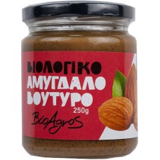 Αμυγδαλοβούτυρο Ολικής Άλεσης Χωρίς Αλάτι 250γρ Βιο Αγρός 