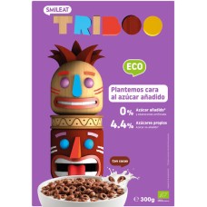 Smileat  Βιολογικά Παιδικά Δημητριακά Με Κακάο 300gr