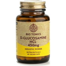 Bio Tonics Premium D-Glucosamine HCL Συμπλήρωμα για την Υγεία των Αρθρώσεων 450mg 40 κάψουλες Bio Tonics Premium D-Glucosamine HCL Συμπλήρωμα για την Υγεία των Αρθρώσεων 450mg 40 κάψουλες