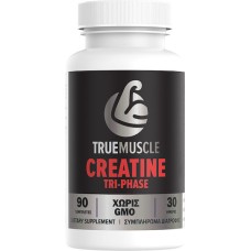 Truemuscle Creatine Tri-phase 1667mg 90 δισκία Truemuscle Creatine Tri-phase 1667mg 90 δισκία
