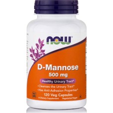 Now D-Mannose 500mg, 120 φυτικές κάψουλες Now D-Mannose 500mg, 120 φυτικές κάψουλες