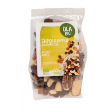 Βιολογικοί Ανάμεικτοι Ωμοί Ξηροί Καρποί 200gr Όλα Bio