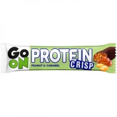 Go On Nutrition Protein Crisp Μπάρα με 20% Πρωτεΐνη και Γεύση Peanut Caramel 50gr