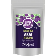 Βιολογική Υπερτροφή Acai σε Σκόνη 50g Βιοαγρός 