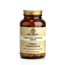 L-Carnitine Tartrate  Συμπλήρωμα Διατροφής με Καρνιτίνη 220mg 90 κάψουλες Bio Tonics