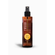 Αντηλιακό Λάδι Exotic Coconut Για Το Σώμα SPF15 σε Spray 200ml  Bee Factor