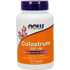 Colostrum Συμπλήρωμα από Πρωτόγαλα για την Ενίσχυση του Ανοσοποιητικού 500mg 120 φυτικές κάψουλες  Now Foods