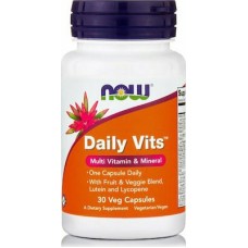 Daily Vits 30 Φυτικές Κάψουλες Now Foods