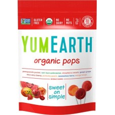 Βιολογικά Γλειφιτζούρια Φρούτων 14τεμ 85gr YumEarth