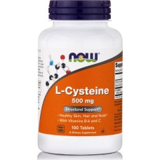 L-Cysteine 500 mg 100 Tablets NOW L-Cysteine 500 mg 100 Tablets NOW