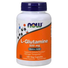 L-Glutamine 500mg 120 κάψουλες Now Foods
