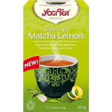 Yogi Tea Matcha Lemon Βιολογικό Μείγμα Βοτάνων 17 φακελάκια Yogi Tea Matcha Lemon Βιολογικό Μείγμα Βοτάνων 17 φακελάκια