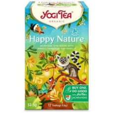 Yogi Tea  Happy Nature Βιολογικό  Μείγμα Βοτάνων 17 Φακελάκια