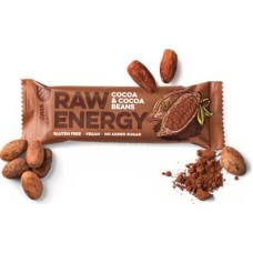 Μπάρα Eνέργειας Raw  Με Cocoa και Cocoa Beans Xωρίς Zάχαρη 50gr Bombus