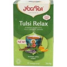 Yogi Tea Tulsi Relax Βιολογικό Μείγμα Βοτάνων 17 φακελακια Yogi Tea Tulsi Relax Βιολογικό Μείγμα Βοτάνων 17 φακελακια