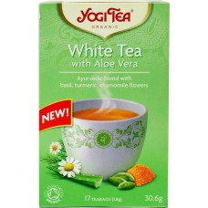Yogi Tea White Aloe Vera Βιολογικό Μείγμα Βοτάνων 17 φακελάκια Yogi Tea White Aloe Vera Βιολογικό Μείγμα Βοτάνων 17 φακελάκια