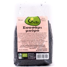 Βιολογικό Σουσάμι Μαύρο 200gr Όλα Bio