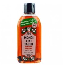 Monoi Tiki Tahiti Oil Vanilla Αντηλιακό Λάδι Προσώπου  Σώματος SPF3 120ml
