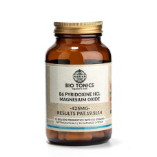 B6 Pyridoxine HCL Magnecium Oxide 425mg 90 φυτικές κάψουλες