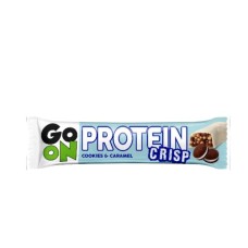 Go On Nutrition Protein Crisp Μπάρα Πρωτεΐνης με Γεύση Cookies Caramel 50gr Go On Nutrition Protein Crisp Μπάρα Πρωτεΐνης με Γεύση Cookies Caramel 50gr